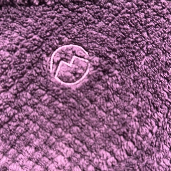 Magellan Outdoors Purple Fleece Quarter-Zip Sweatshirt‎ - Picture 6 of 9